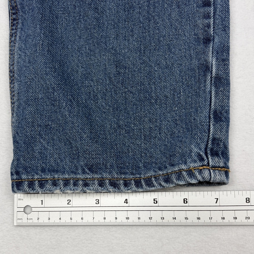 Old Navy Womens Blue Denim Carpenter Overalls Straight Leg Size 6 - Picture 9 of 9